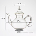 Moroccan Turkish Middle East Glass Serving Teapot